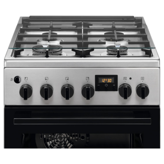 Electrolux გაზქურა RKK520200X Top 4 Gas, Oven Electric, Silver, Gas Control, 4 image
