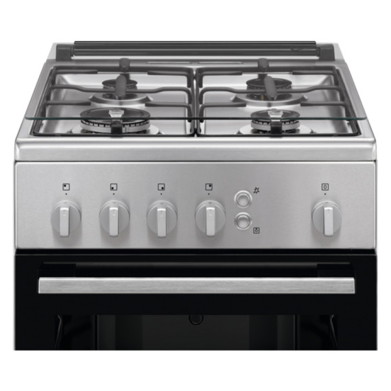 Electrolux გაზქურა RKG500004X Top 4 Gas, Oven Gas, Silver, Gas Control, 2 image