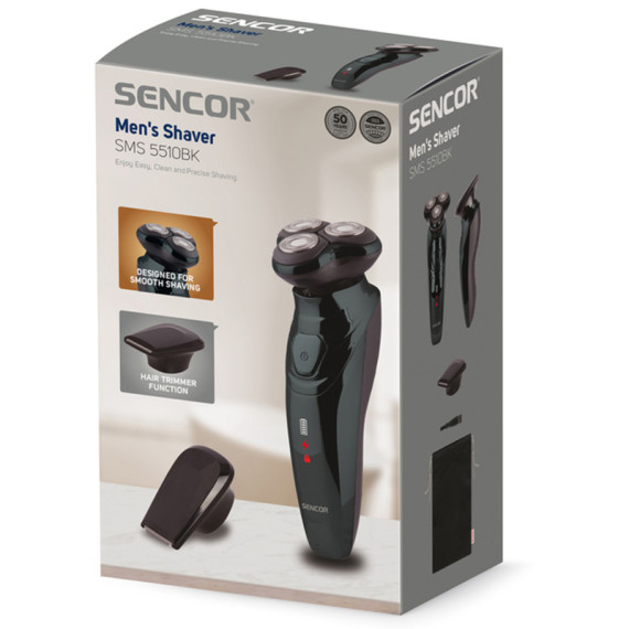 Sencor წვერის საპარსი SMS 5510BK Shaver, 8 image