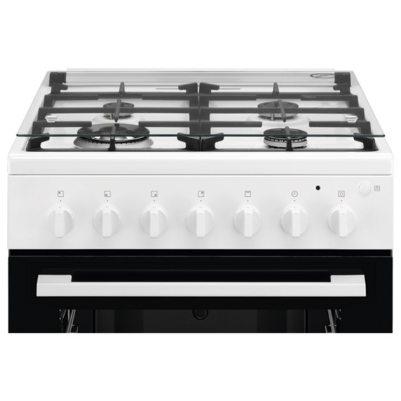 Electrolux გაზქურა RKG600005W Top 4 Gas, Oven Gas, White, Gas Control, 2 image