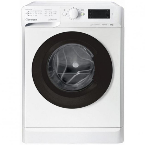Indesit სარეცხი მანქანა 8 kg, 1200 rpm, A+++, 60 cm, display, invertor, White