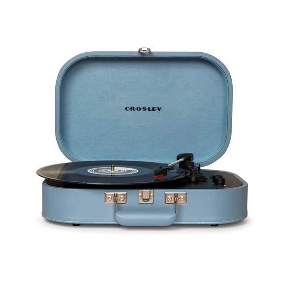 CROSLEY პორტატული ფირსაკრავი Discovery Glacier Bluetooth Turntable (ქროსლი), 2 image CROSLEY პორტატული ფირსაკრავი Discovery Glacier Bluetooth Turntable (ქროსლი), 2 image