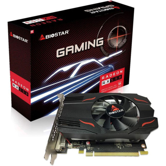 Biostar ვიდეო დაფა AMD Radeon RX550 4GB