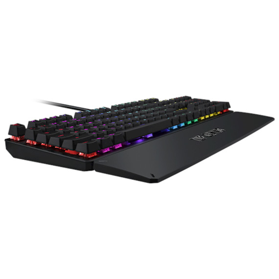 Asus კლავიატურა TUF Gaming K3 Kailh Red USB RU RGB, Black 90MP01Q0-BKRA00, 3 image