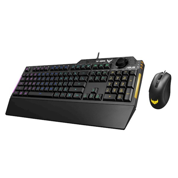Asus კლავიატურა & მაუსი TUF  Gaming Combo K1&M3 USB Black 90MP02A0-BCUA00, 2 image Asus კლავიატურა & მაუსი TUF  Gaming Combo K1&M3 USB Black 90MP02A0-BCUA00, 2 image