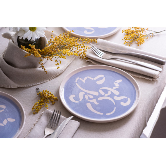 თეფში ანბანი - იისფერი, 2 image