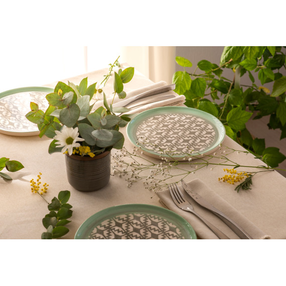 თეფში ხალიჩა - ნაცრისფერი, 3 image