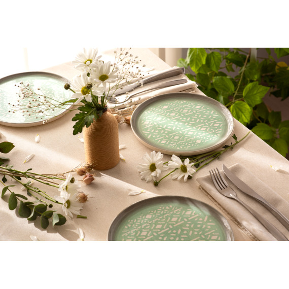 თეფში ხალიჩა - ფირუზისფერი, 3 image