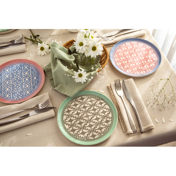 თეფში ხალიჩა - ნაცრისფერი, 4 image