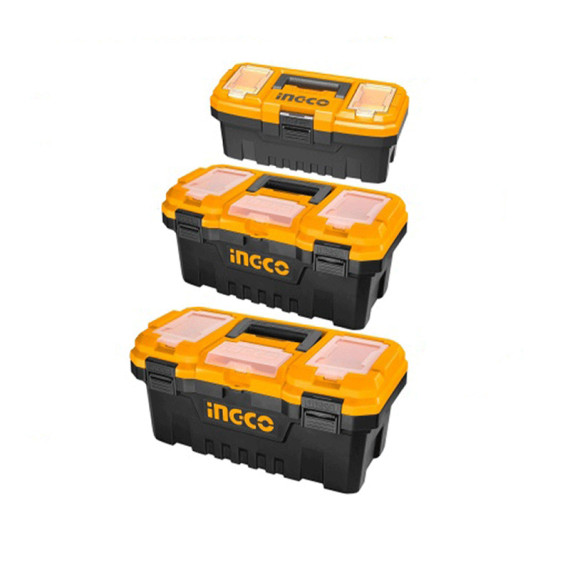 ხელსაწყოების ყუთი 3-ც კომპლექტი პლ. ჩამკეტით INGCO 14"17"20" (356x168x160) (PBXK0301)