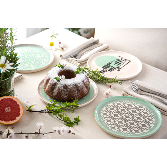 თეფში ხალიჩა - ნაცრისფერი, 6 image