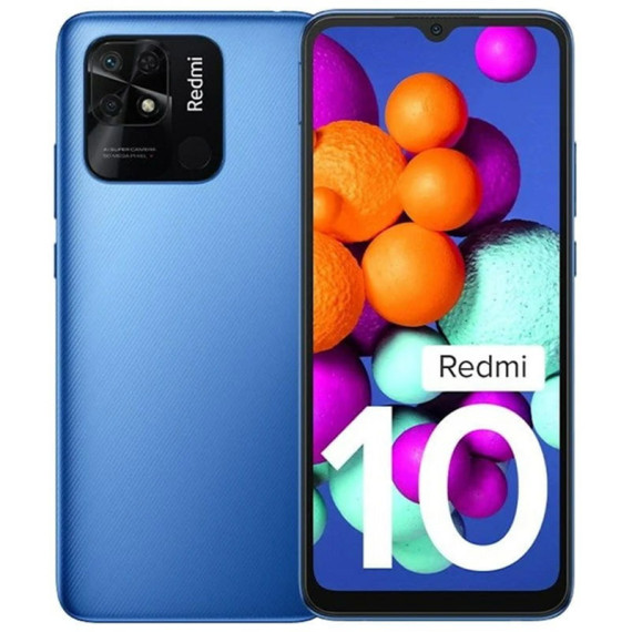 Xiaomi მობილური ტელეფონი Redmi 10C 4GB/128GB Dual sim LTE Ocean Blue 129531