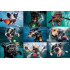 Underwater Dogs Maxi Poster